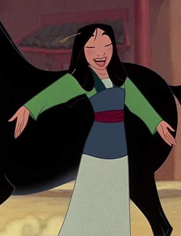 mulan green dress